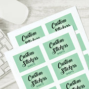 Custom Rectangle Stickers image 0