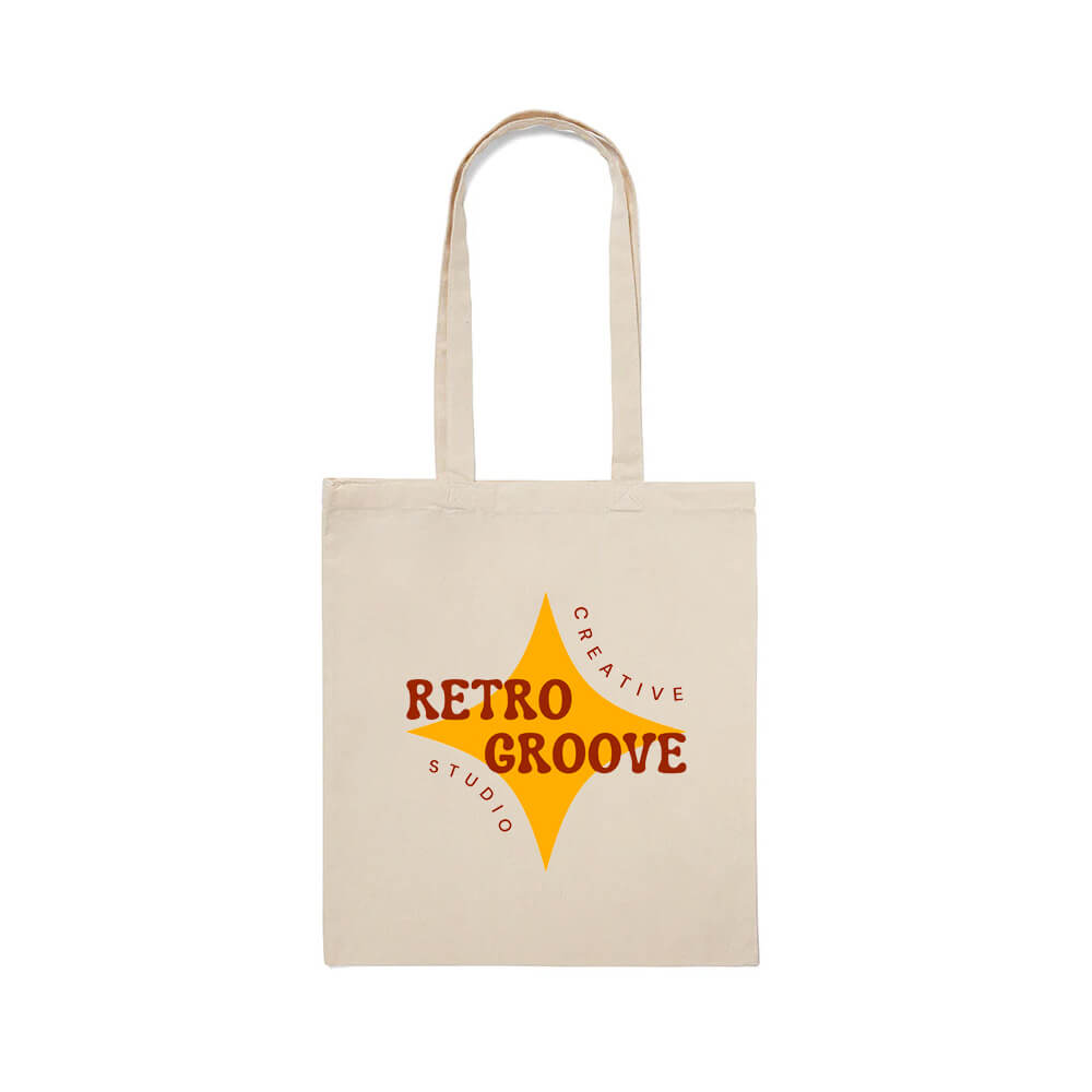 Custom Printed Economical Calico Tote Bags - 5oz - 38 x 41 cm - 100% Natural Cotton image 0