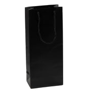 Black Wine Gift Bags With Rope Handles image 0