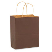 21 x 11 x 27 cm Chocolate Paper Gift Bags With Twisted Handles image 0