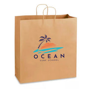 Custom Print 46 x 18 x 48 cm Extra Large Paper Shopping Bags With Twisted Handles - Jumbo image 0