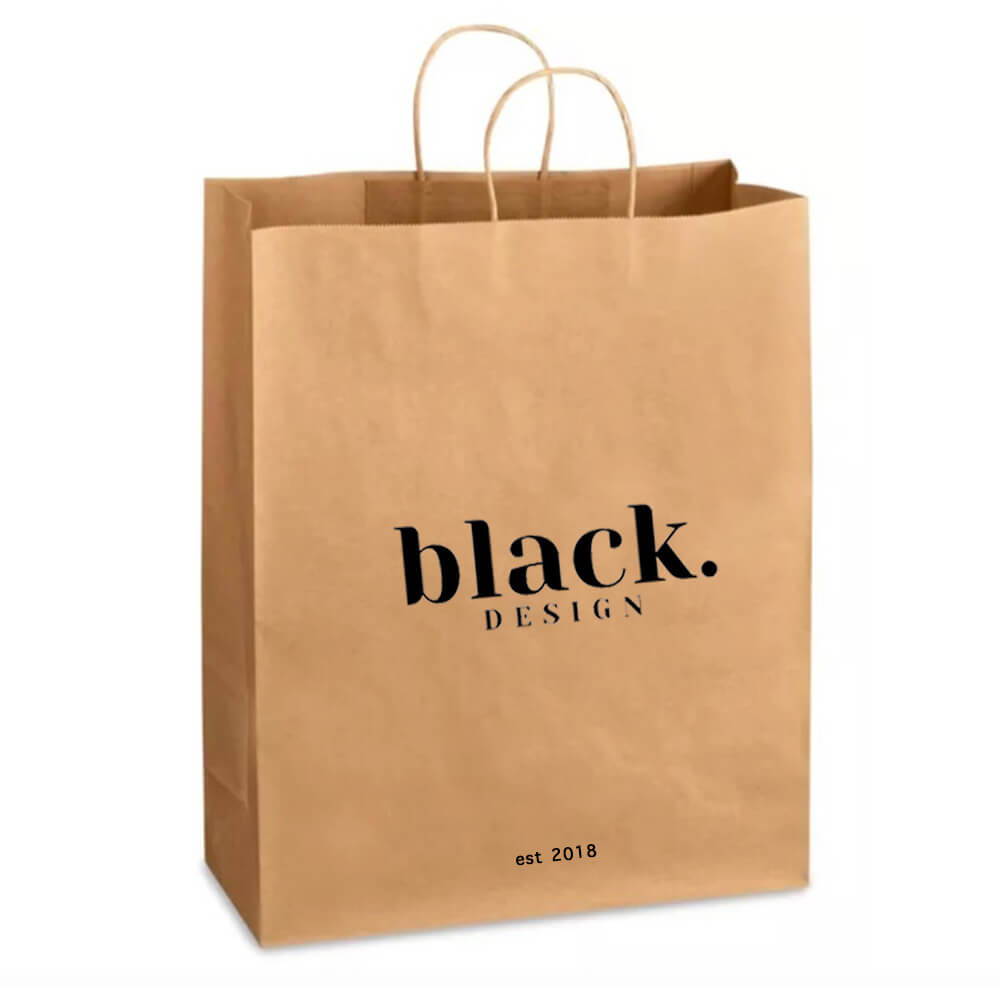 Custom Print 41 x 15 x 49 cm Large Paper Shopping Bags With Twisted Handles - Queen image 1