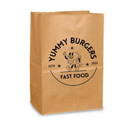 Custom Print 24 x 12 x 29 cm Brown Paper Lunch Bags - Large image 0